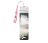 American Falls Printed Metal Bookmarks S - Pink Lightweight Aluminium Book Marker for Books, Journals & Gifts, Ideal Book Lovers, Holiday Decor & Crafts