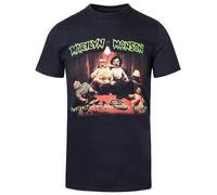 American Family Cotton T-Shirt Marilyn Manson Black XL
