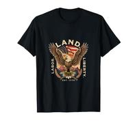 American Farmer Land Labor Liberty Agriculture T-Shirt