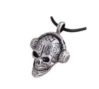 American fashion men's domineering retro skull personality necklace