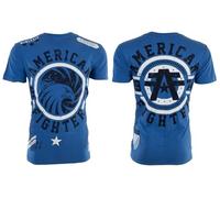 American Fighter Men's T-Shirt Bradley Eagle Blue Athletic Fit Crewneck L-3XL NWT, Blue, Large