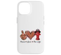 american firefighter runs towards the flames fire wife Case for iPhone 14