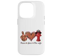 american firefighter runs towards the flames fire wife Case for iPhone 14 Pro