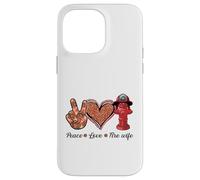 american firefighter runs towards the flames fire wife Case for iPhone 14 Pro Max