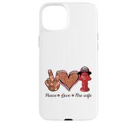 american firefighter runs towards the flames fire wife Case for iPhone 15 Plus