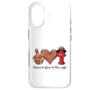 american firefighter runs towards the flames fire wife Case for iPhone 17