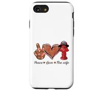 american firefighter runs towards the flames fire wife Case for iPhone SE (2020) / 7/8