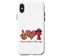 american firefighter runs towards the flames fire wife Case for iPhone X/XS