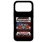 american firefighter runs towards the flames honour pride Case for iPhone 17 Pro Max