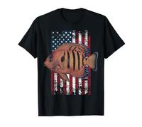 American Fish Flame Angelfish US Flame Angelfish T-Shirt