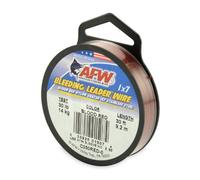American Fishing Wire Bleeding Leader Blood Red Nylon Coated 1x7 Stainless Steel Leader Wire