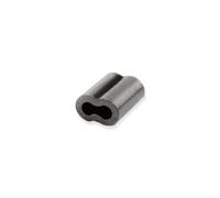 American Fishing Wire Double Barrel Crimp Sleeves, Size #7F8/.068", Black, 25 pc