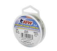 American Fishing Wire Surflon Micro Supreme, Nylon Coated 7x7 Stainless Steel Leader Wire, 40 lb Test, .024" Diameter, Bright, 5 m