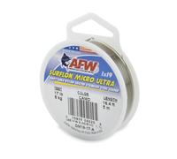 American Fishing Wire Surflon Micro Ultra Nylon Coated 1x19 Stainless Steel Leader Wir, Knottable Fishing Leaders Saltwater & Fly Fishing, 6lb Test - 61lb Test, Bright, Black & Camo Colors