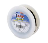 American Fishing Wire Surflon Nylon Coated 1x7 Stainless Steel Leader Wire, Black Color, 135 Pound Test, 300-Feet