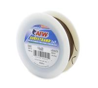 American Fishing Wire Surfstrand, Bare 1x7 Stainless Steel Leader Wire, 325 lb Test, 0.045" Diameter, Camo, 300 ft