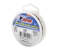 American Fishing Wire Surfstrand Micro Supreme, Bare 7x7 Stainless Steel Leader Wire, 20 lb Test, 0.011" Diameter, Camo, 5m