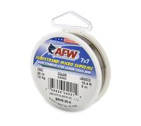 American Fishing Wire Surfstrand Micro Supreme, Bare 7x7 Stainless Steel Leader Wire, 26 lb Test, 0.014" Diameter, Camo, 5m