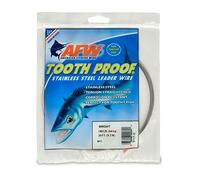 American Fishing Wire Tooth Proof Stainless Steel Single Strand Leader Wire