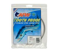 American Fishing Wire Tooth Proof Stainless Steel Single Strand Leader Wire