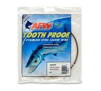 American Fishing Wire Tooth Proof Stainless Steel Single Strand Leader Wire