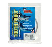 American Fishing Wire Tooth Proof Stainless Steel Single Strand Leader Wire