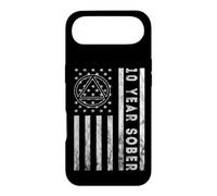 American Flag 10 Years Sober Sobriety Narcotics Anonymous Case for iPhone Air