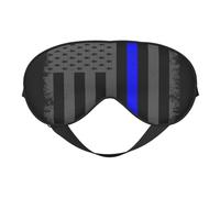 American Flag 4 American Flag Sleep Masks Adjustable Strap Soft Eye Mask for Women Men Travel Work Home