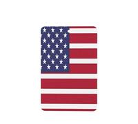 American Flag 4 Pcs Car Air Freshener Cards, Hanging Disposable Card Fresheners for Vehicles, Lavender Scented