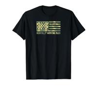 American Flag 4th of July USA Mentally Drinking Boba Value Graphic T-Shirt