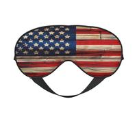 American Flag 8 American Flag Sleep Masks Adjustable Strap Soft Eye Mask for Women Men Travel Work Home