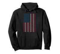 American Flag ATV Rider Patriotic Four Wheeler Design Pullover Hoodie
