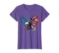 American Flag Bald Eagle Patriotic Eagle 4th of July USA T-Shirt
