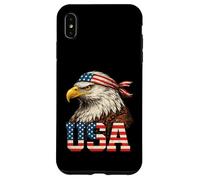 American Flag Bald Eagle Patriotic USA Design Case for iPhone XS Max
