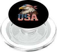 American Flag Bald Eagle Patriotic USA Design PopSockets PopGrip for MagSafe