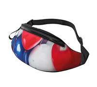 American Flag Balloons Printed Personalized Waist Bag, Lightweight and Versatile Crossbody Bag for Everyday and Outdoor Adventures