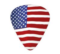 American Flag Baseball Guitar Picks Set-Premium Abs Material,Various Thicknesses-Enhance Your Playing Experience