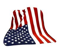 American Flag Bed Sofa Blanket Couch Cover Luxury Super Soft Flannel Warm Plush Fleece Bed Throw Quilt Blanket Bedspread for Bed Couch Sofa Car Travel Bedding Blankets Machine Washable 150 x 200cm