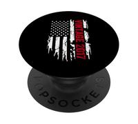 American flag birth year 2017 for birthday PopSockets Adhesive PopGrip