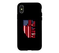 American Flag BJJ USA Jiu Jitsu Case for iPhone X/XS