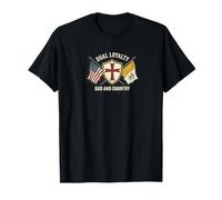 American Flag Catholic Patriotic T-Shirt
