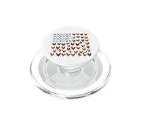 American Flag Chicken Mom USA 4th of July Farmer Ranch PopSockets PopGrip for MagSafe