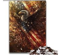 American Flag Eagle 2000 Piece Jigsaw Puzzles for Teenagers Gifts, Challenging Difficult Deal As Gifts for The Whole Family (70x100cm)