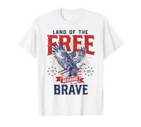 American Flag Eagle USA Patriot Graphic T-Shirt