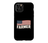 American Flag Farmer Patriotic Agriculture Farming Case for iPhone 11 Pro