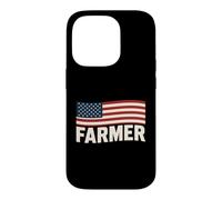 American Flag Farmer Patriotic Agriculture Farming Case for iPhone 14 Pro