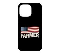 American Flag Farmer Patriotic Agriculture Farming Case for iPhone 14 Pro Max