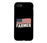 American Flag Farmer Patriotic Agriculture Farming Case for iPhone SE (2020) / 7/8
