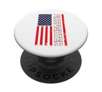 American Flag Firefighter USA United States PopSockets Adhesive PopGrip