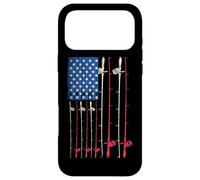 American Flag Fishing Rod Case for iPhone 17 Pro Max